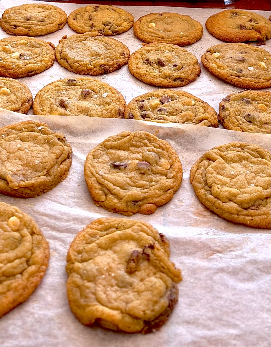 Brown Butter Chocolate Chip Cookies, fresh from Brooke's kitchen